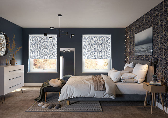 Willow Field, Blue - Twist&Fit Roller Blind - Image 8